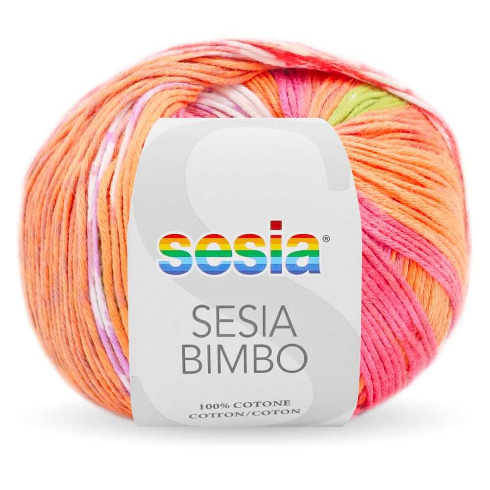 Sesia Bimbo Printed Cotton 4ply-Yarn-Wentworth Distributors-Snooze (0064)-Wild & Woolly Yarns