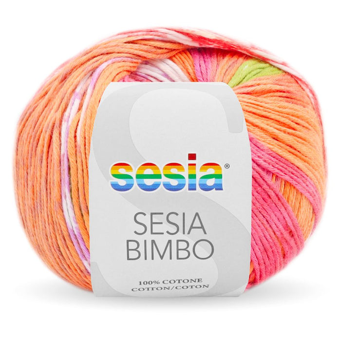 Sesia Bimbo Printed Cotton 4ply-Yarn-Wild and Woolly Yarns