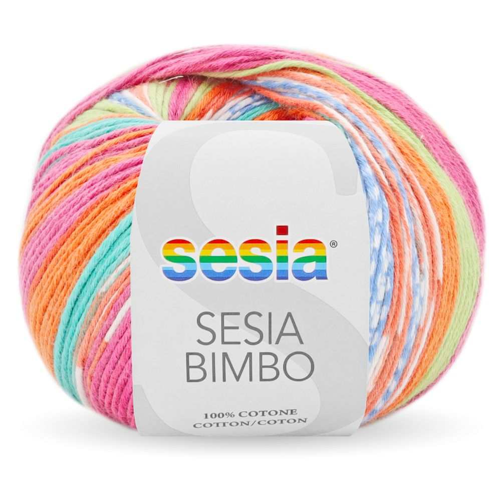 Sesia Bimbo Printed Cotton 4ply-Yarn-Wentworth Distributors-Snooze (0064)-Wild & Woolly Yarns