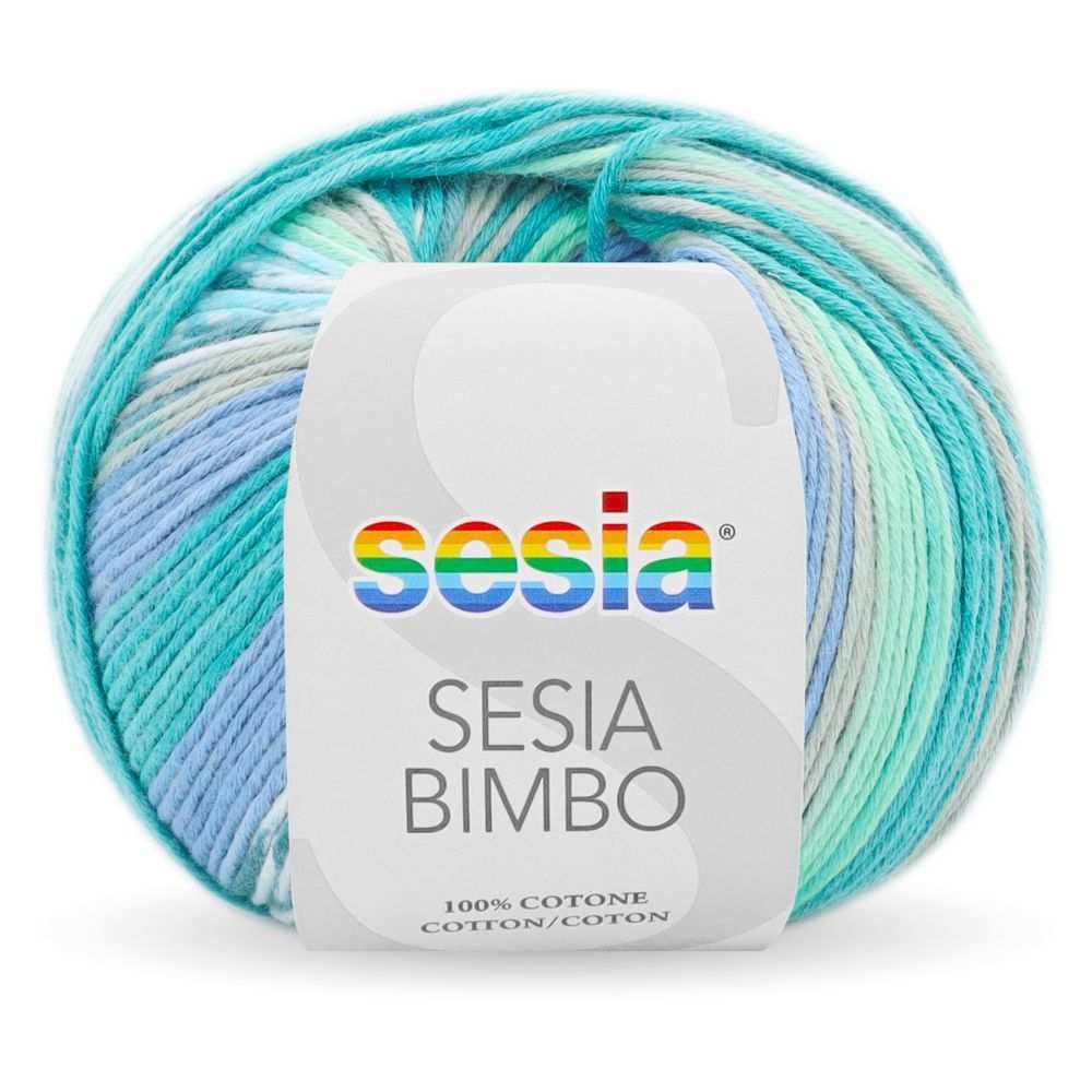 Sesia Bimbo Printed Cotton 4ply-Yarn-Wentworth Distributors-Snooze (0064)-Wild & Woolly Yarns