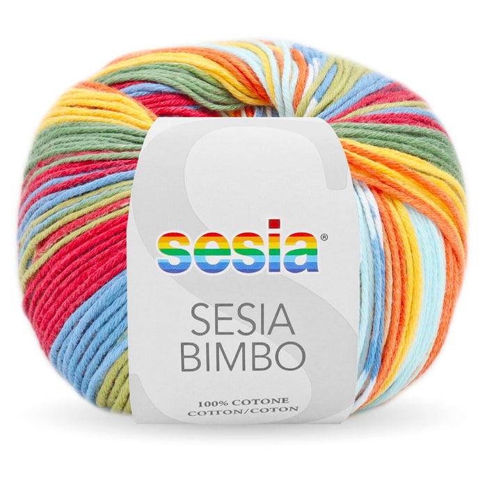 Sesia Bimbo Printed Cotton 4ply-Yarn-Wild and Woolly Yarns