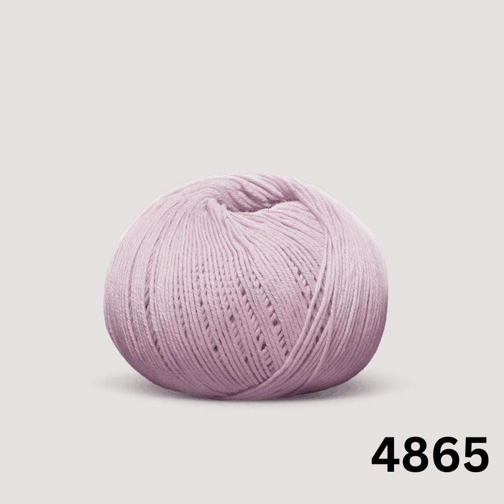 Sesia Bio Sesia 5 Organic Cotton - 4Ply-Yarn-Wentworth Distributors-Dusty Lilac (4865) *NEW*-Wild & Woolly Yarns