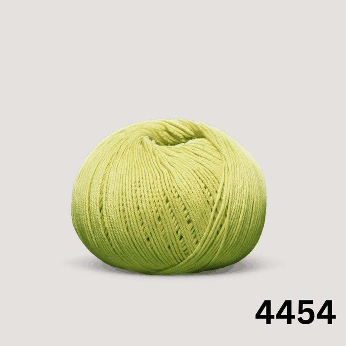 Sesia Bio Sesia 5 Organic Cotton - 4Ply-Yarn-Wentworth Distributors-Lime Sorbet (4454)*NEW*-Wild & Woolly Yarns