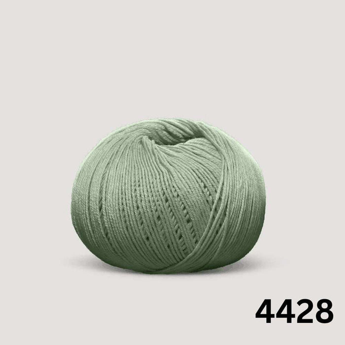 Sesia Bio Sesia 5 Organic Cotton - 4Ply-Yarn-Wentworth Distributors-Sage Green (4428) *NEW*-Wild & Woolly Yarns
