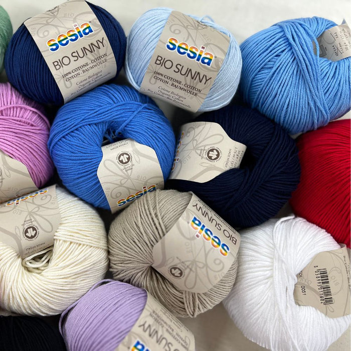 Sesia Bio Sunny - 8ply Cotton-Yarn-Wild and Woolly Yarns