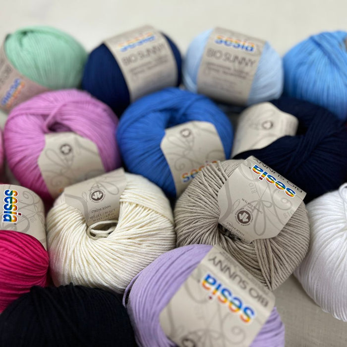 Sesia Bio Sunny - 8ply Cotton-Yarn-Wild and Woolly Yarns