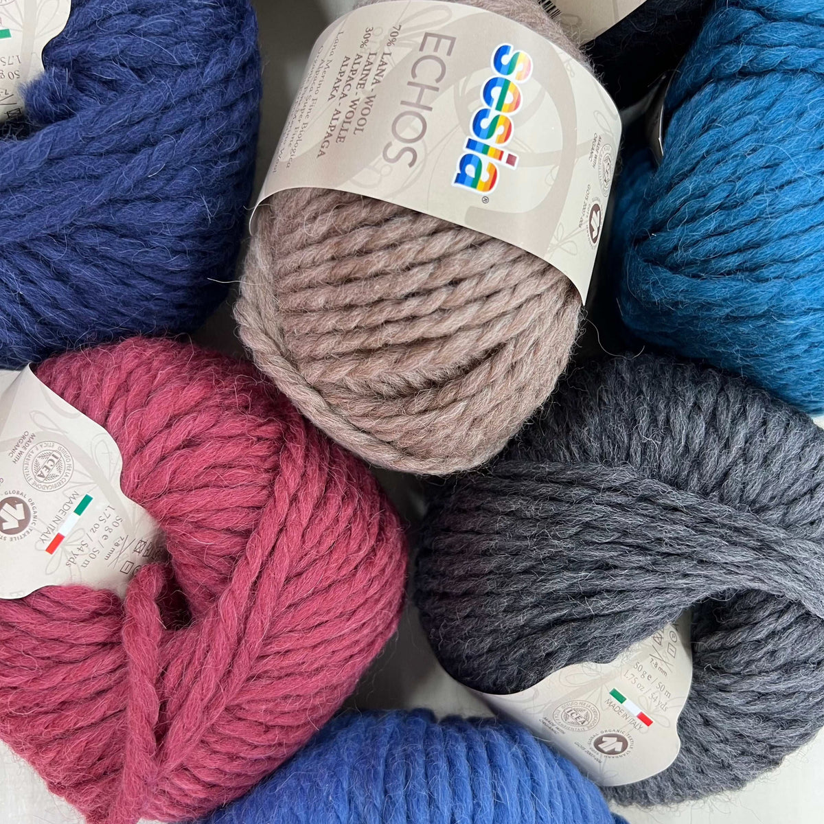 Sesia Echos Organic Merino 14Ply (Chunky) Wild and Woolly Yarns