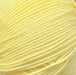 4ply Merino wool yarn, soft and machine washable, shown in a light yellow hue.