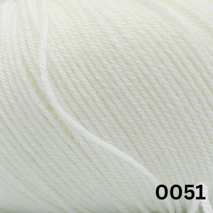 Sesia Mistral - 4ply Merino-Yarn-Wentworth Distributors-Snowdrop (0051)-Wild & Woolly Yarns