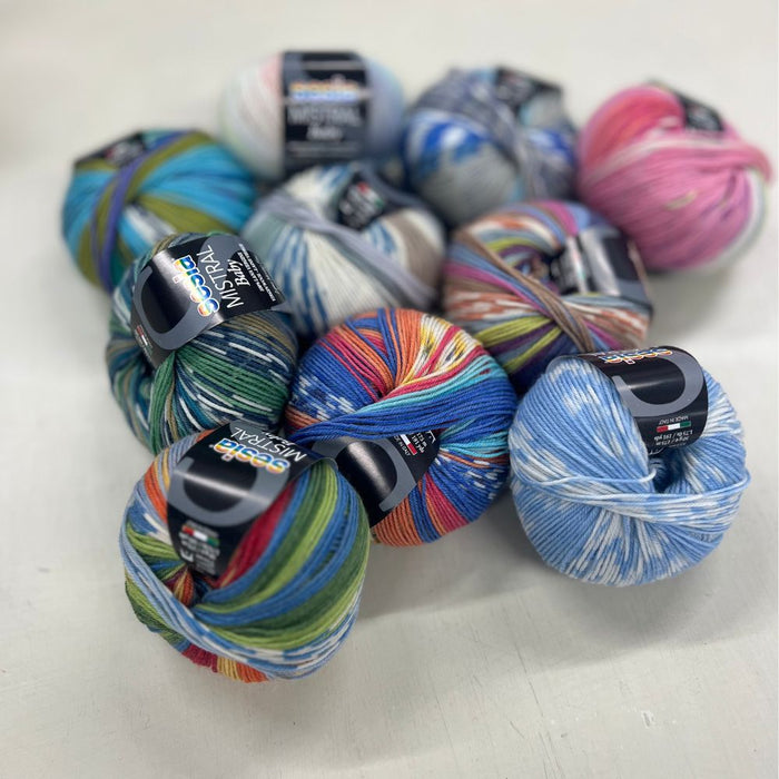 Sesia Mistral Baby Print Merino - 4ply-Yarn-Wild and Woolly Yarns