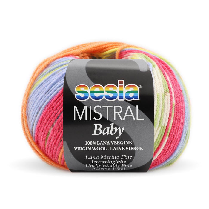 Sesia Mistral Baby Print Merino - 4ply-Yarn-Wild and Woolly Yarns