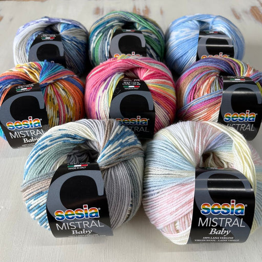 Sesia Mistral Baby Print Merino - 4ply-Yarn-Wild and Woolly Yarns