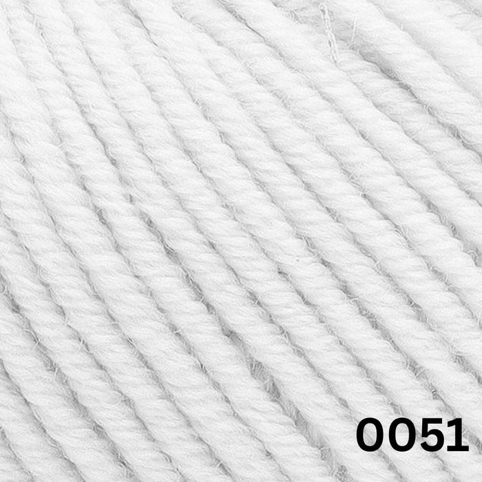 Sesia Nordica Italian Merino - 8ply-Yarn-Wentworth Distributors-Snowdrop (0051)-Wild & Woolly Yarns