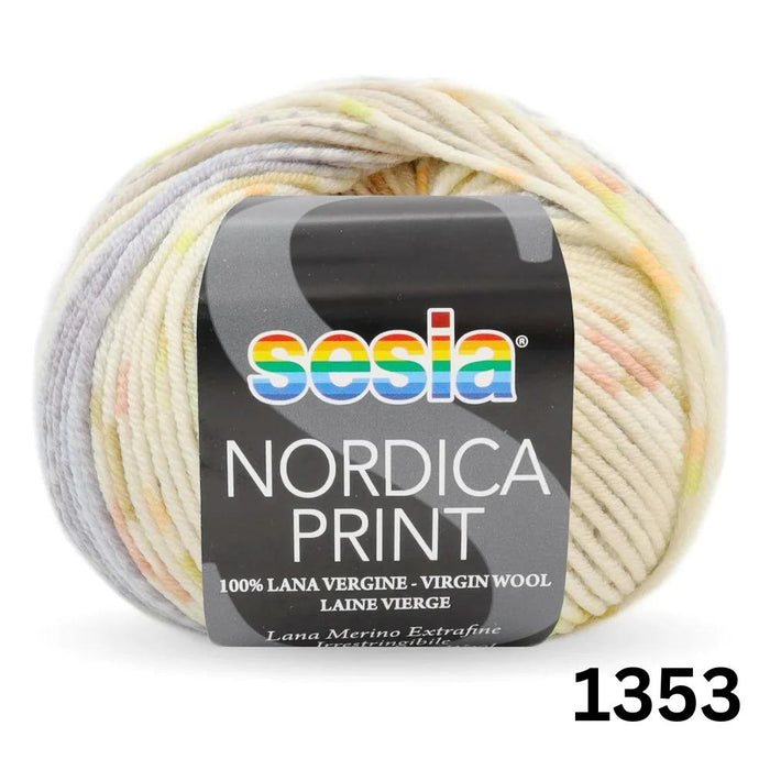 Sesia Nordica Prints - 8ply Italian Merino-Yarn-Wentworth Distributors-Pebble Path (1353)-Wild & Woolly Yarns