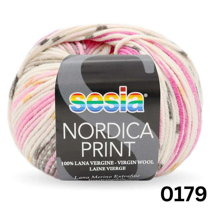 Sesia Nordica Prints - 8ply Italian Merino-Yarn-Wentworth Distributors-Summer Bedding (0179)-Wild & Woolly Yarns