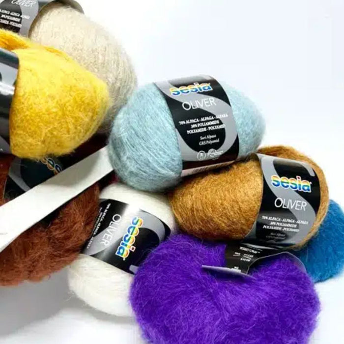 Sesia Oliver Suri Alpaca - 2ply-Yarn-Wild and Woolly Yarns