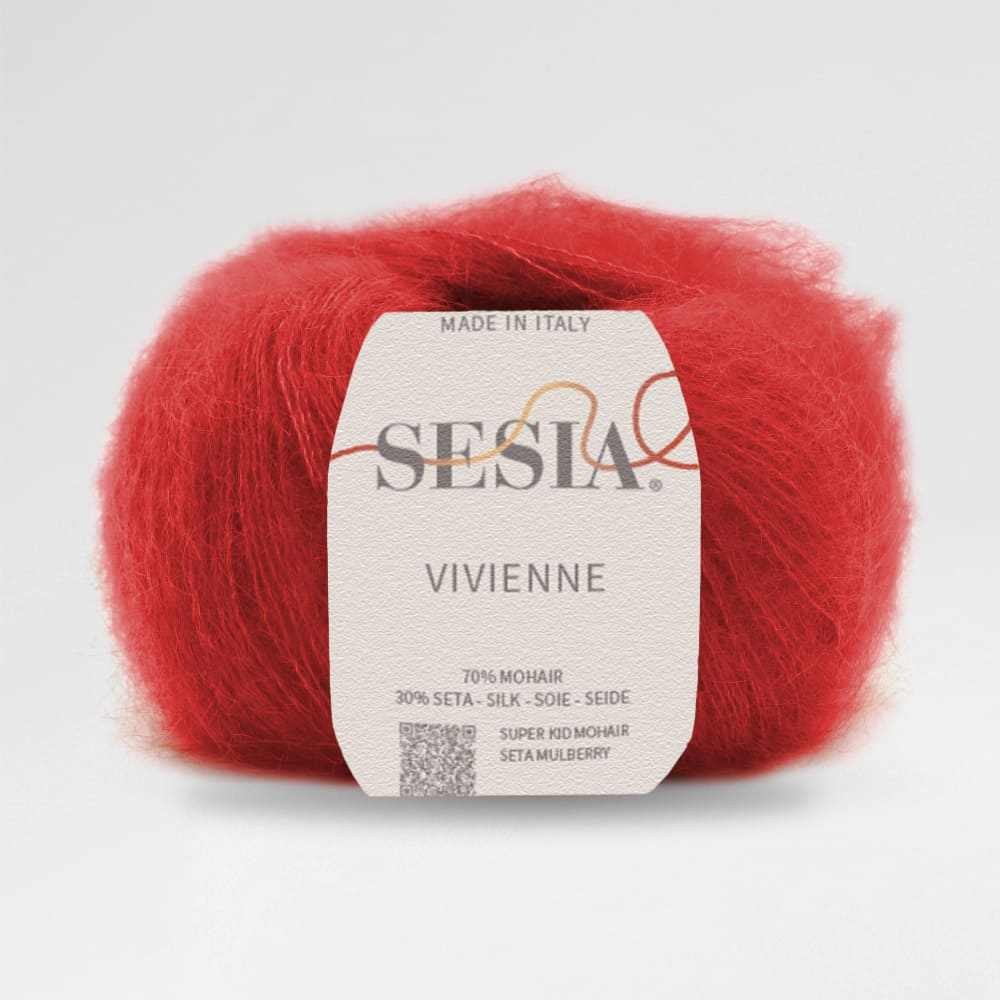 Sesia Vivienne 2Ply Silk Mohair-Yarn-Wentworth Distributors-Black (0067)-Wild & Woolly Yarns