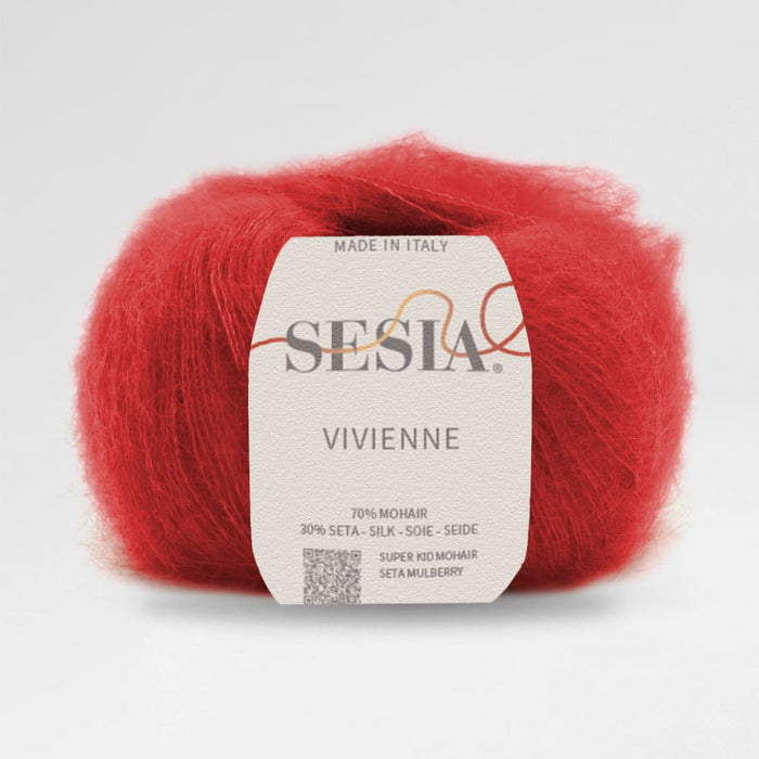 Sesia Vivienne 2Ply Silk Mohair-Yarn-Wentworth Distributors-Black (0067)-Wild & Woolly Yarns