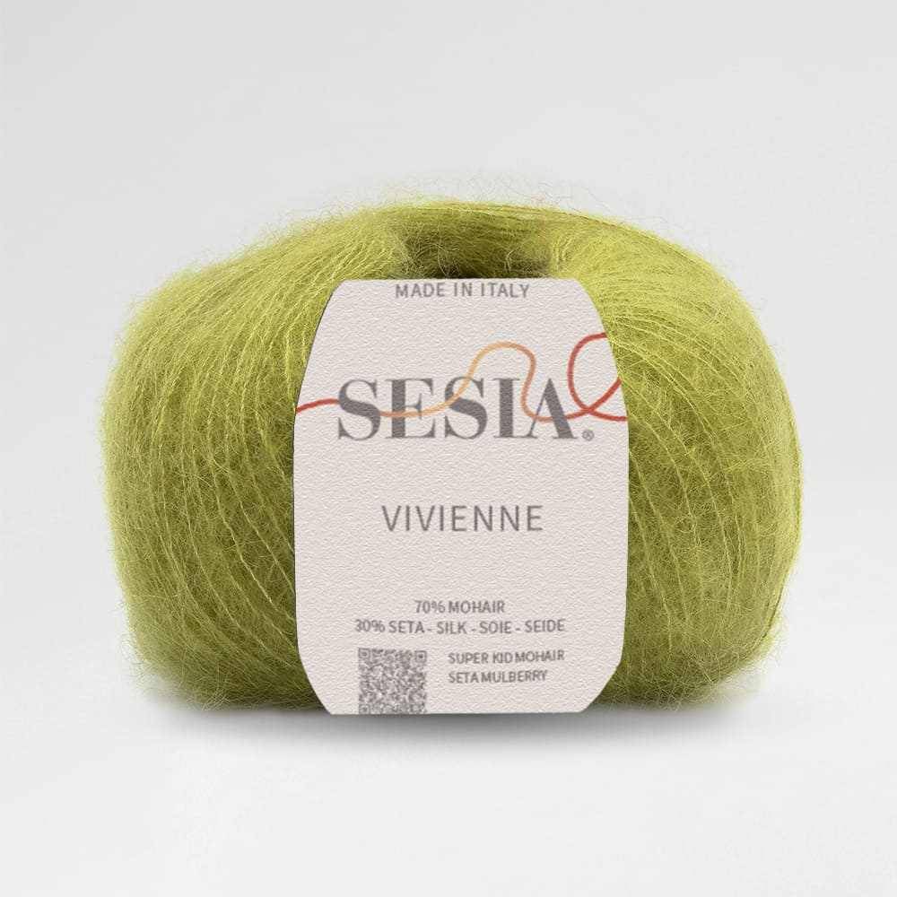 Sesia Vivienne 2Ply Silk Mohair-Yarn-Wentworth Distributors-Pistacchio (1820)-Wild & Woolly Yarns