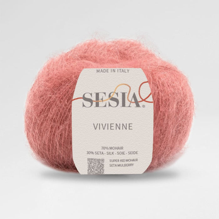 Sesia Vivienne 2Ply Silk Mohair-Yarn-Wentworth Distributors-Ros Canina (5026)-Wild & Woolly Yarns