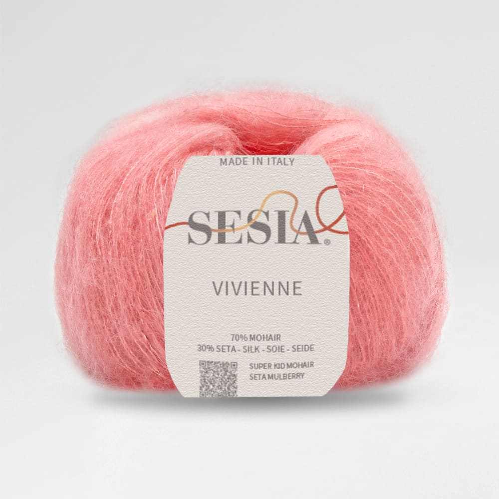 Sesia Vivienne 2Ply Silk Mohair-Yarn-Wentworth Distributors-Rosa Antico (2029)-Wild & Woolly Yarns