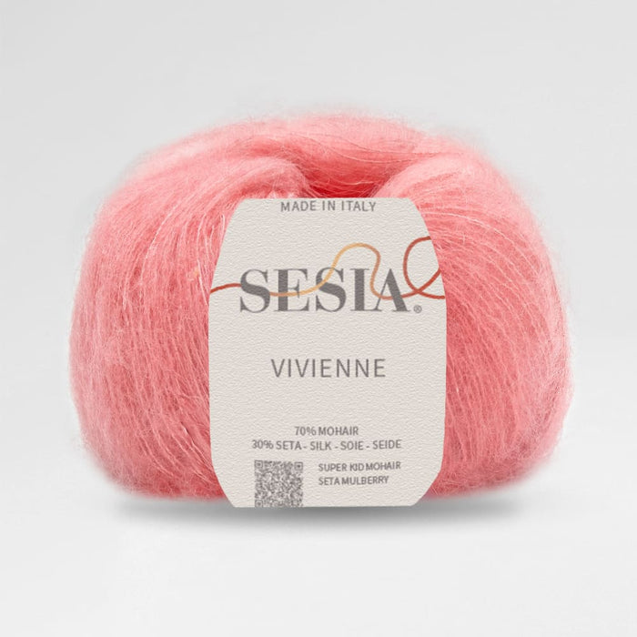 Sesia Vivienne 2Ply Silk Mohair-Yarn-Wentworth Distributors-Rosa Antico (2029)-Wild & Woolly Yarns