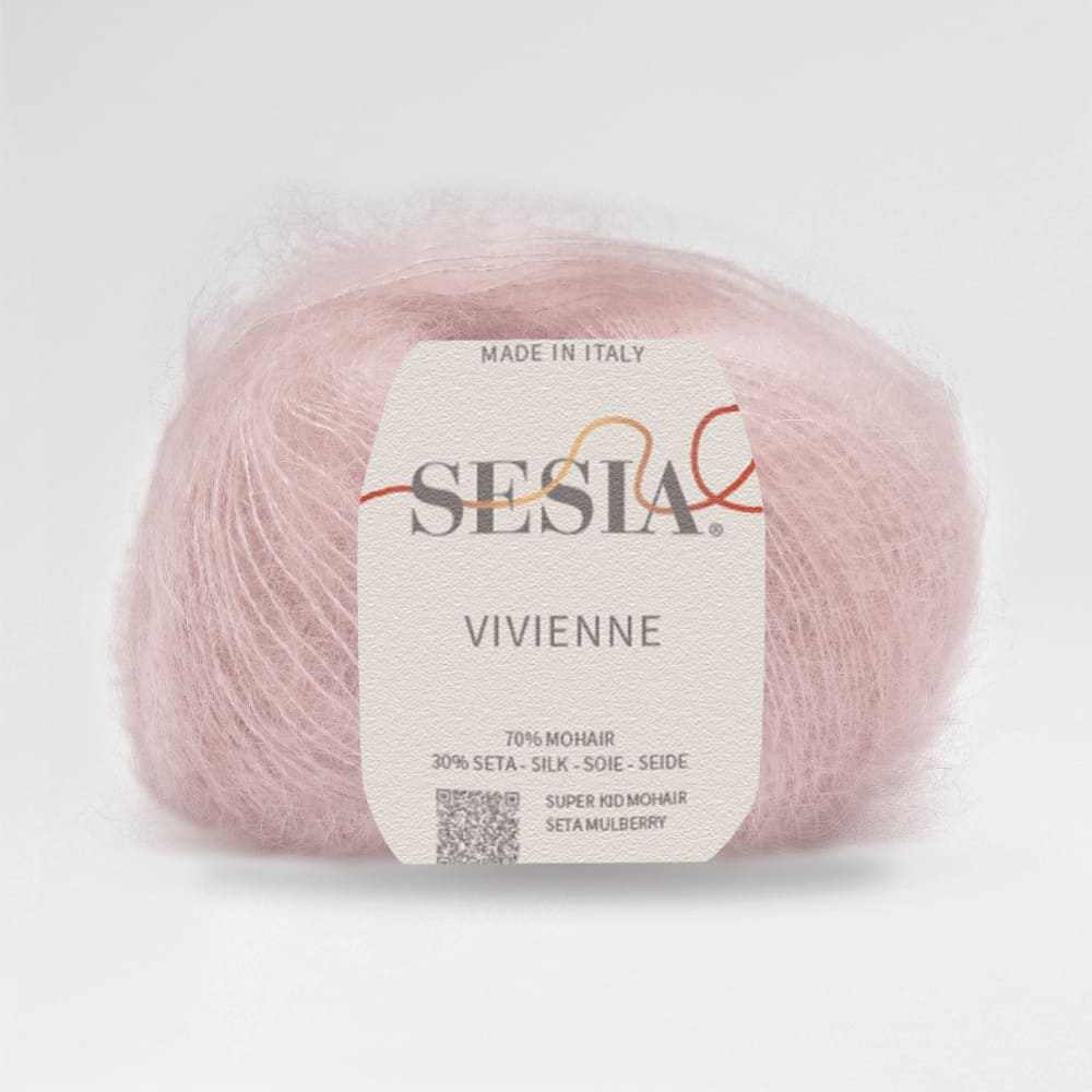 Sesia Vivienne 2Ply Silk Mohair-Yarn-Wentworth Distributors-Rosa Pallido (2475)-Wild & Woolly Yarns