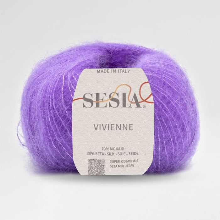 Sesia Vivienne 2Ply Silk Mohair-Yarn-Wentworth Distributors-Violet (2400)-Wild & Woolly Yarns