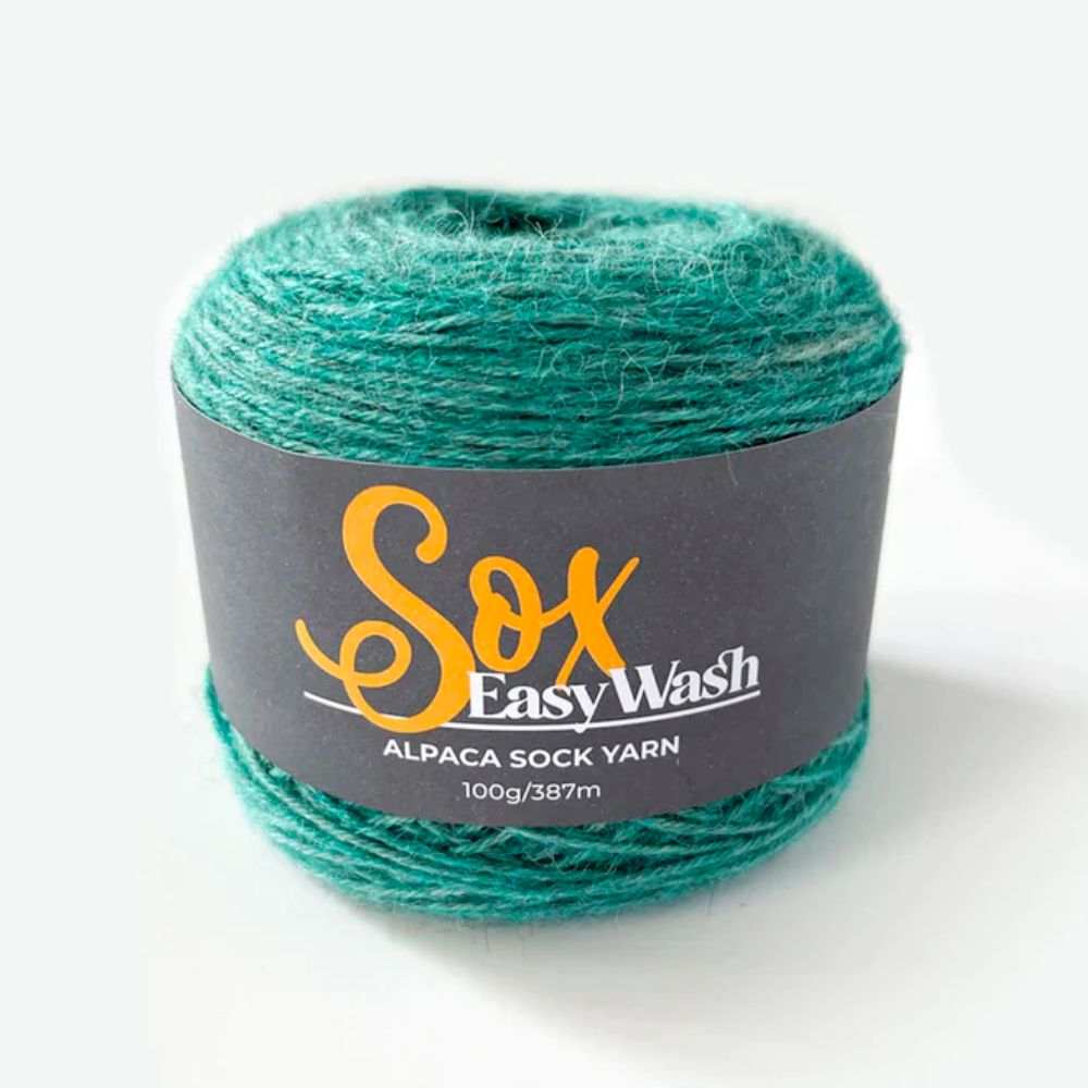 Sox EasyWash - 4Ply-Yarn-Alpaca Yarns-Aqua (0904)-Wild & Woolly Yarns