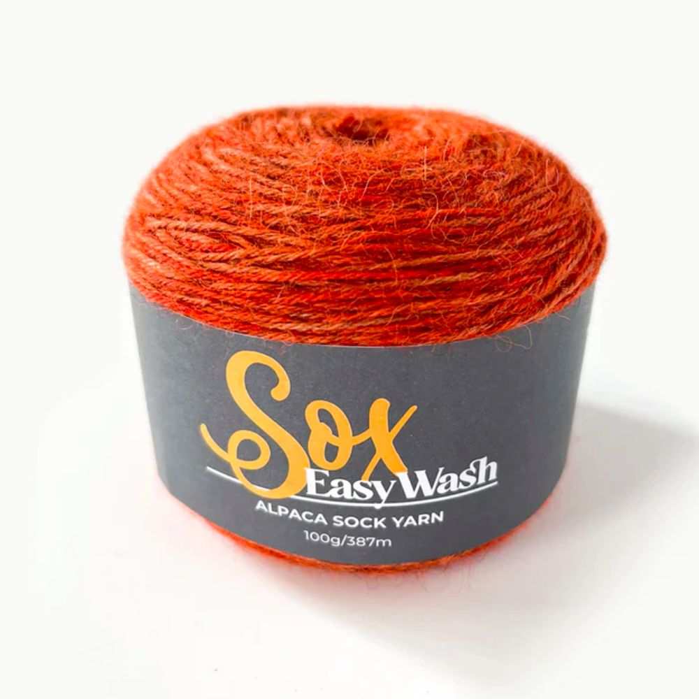 Sox EasyWash - 4Ply-Yarn-Alpaca Yarns-Orange (0899)-Wild & Woolly Yarns