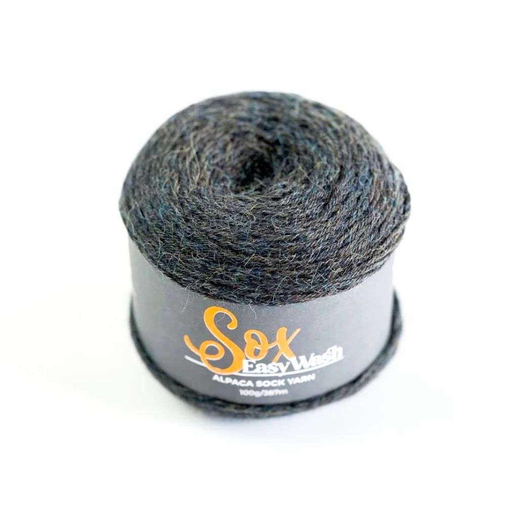 Sox EasyWash - 4Ply-Yarn-Alpaca Yarns-Petrol Melange (838)-Wild & Woolly Yarns