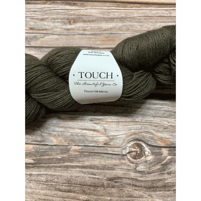 Touch Yarns Possum, Merino, Silk Ultrafine 8ply-Yarn-Touch Yarns-Ink-Wild & Woolly Yarns
