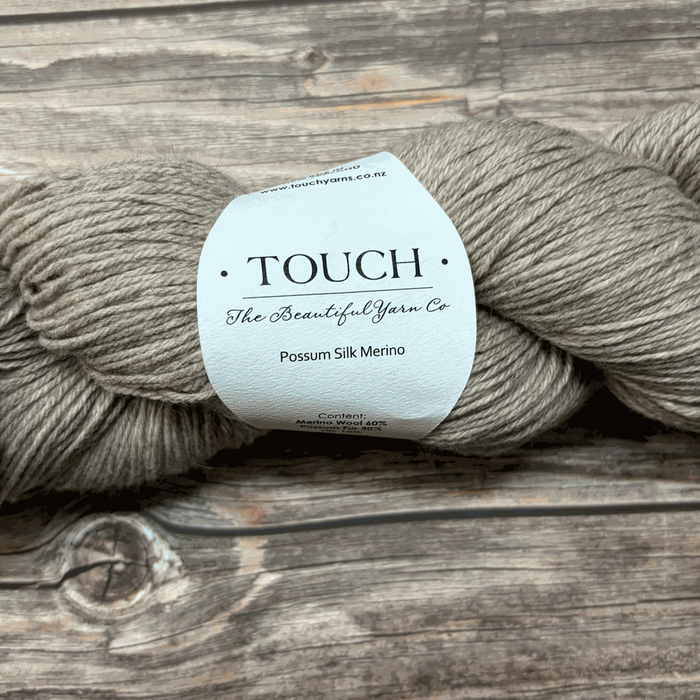 Touch Yarns Possum, Merino, Silk Ultrafine 8ply-Yarn-Touch Yarns-Ink-Wild & Woolly Yarns