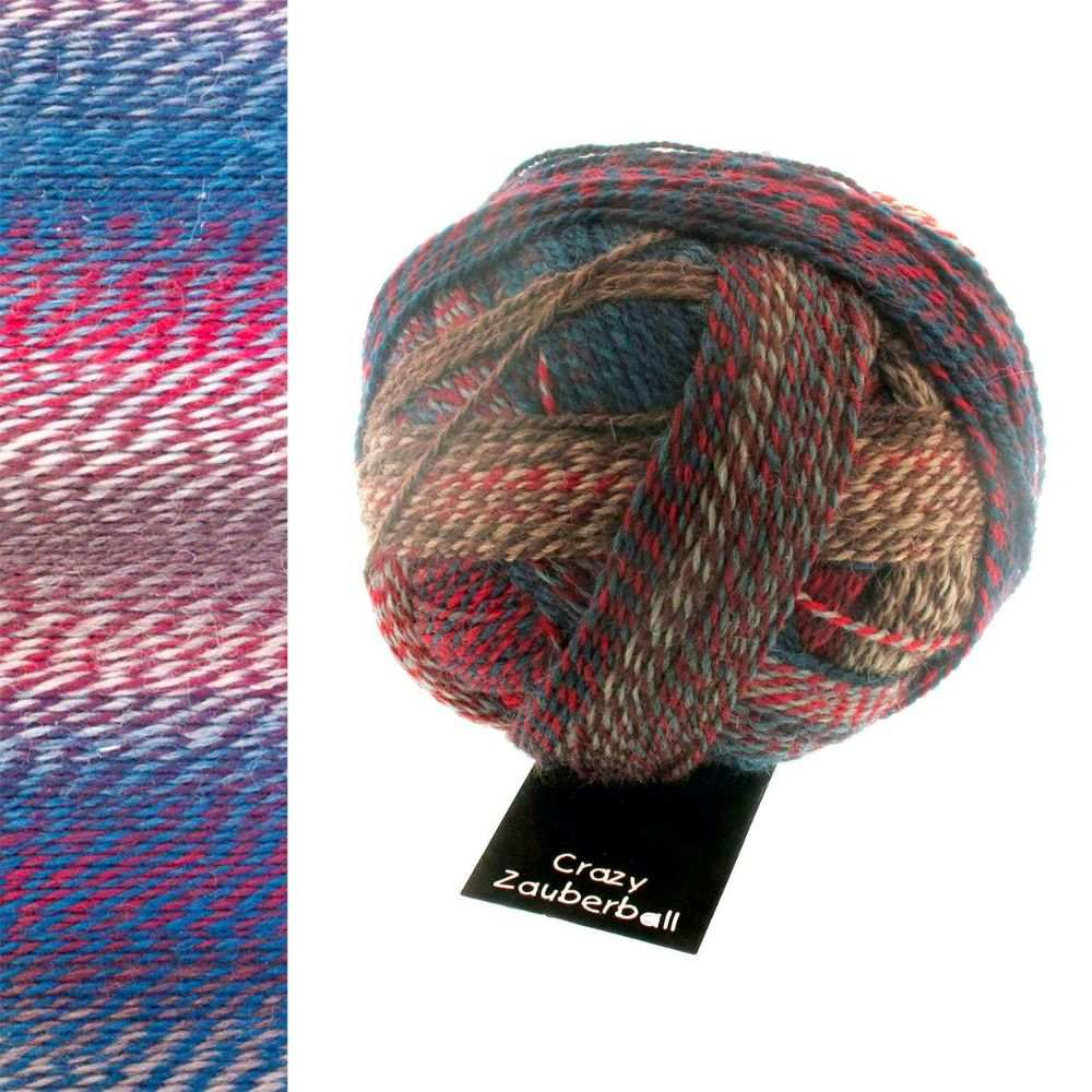 Zauberball Crazy Sock Yarn - 4Ply-Yarn-Alpaca Yarns-Fohnlage (2427)-Wild & Woolly Yarns