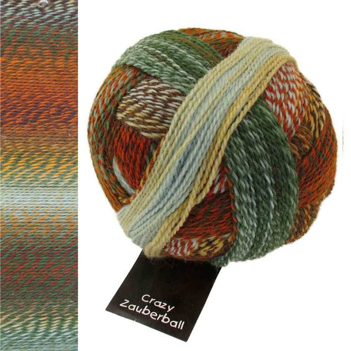 Zauberball Crazy Sock Yarn - 4Ply-Yarn-Alpaca Yarns-Fohnlage (2427)-Wild & Woolly Yarns