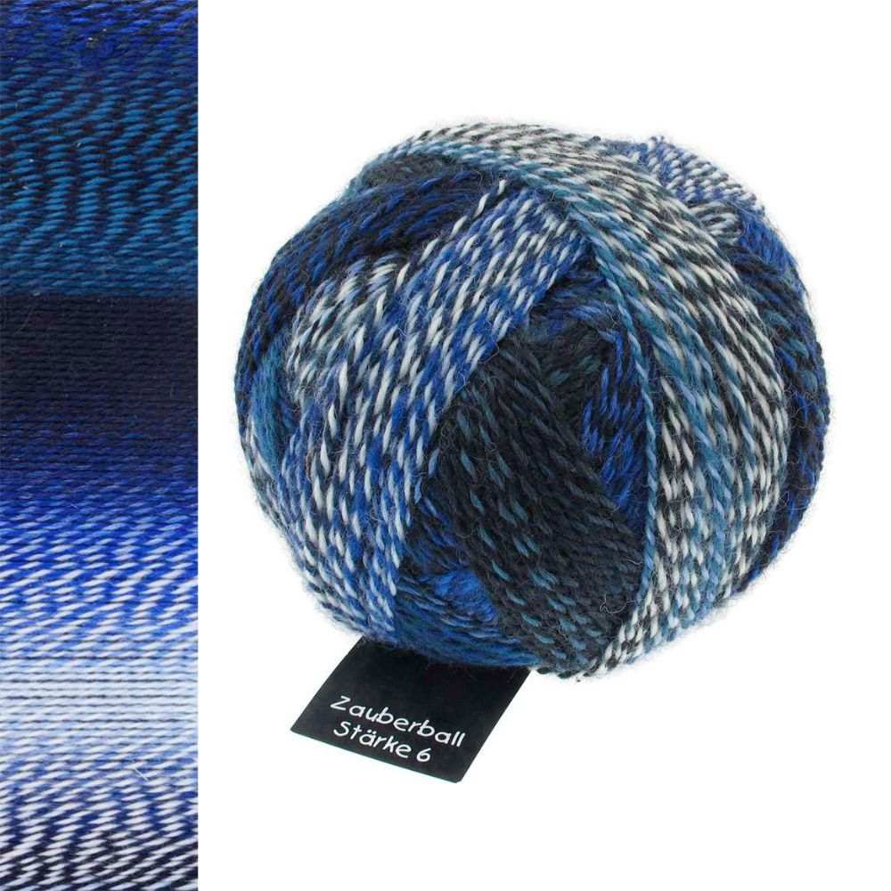 Zauberball Crazy Sock Yarn - 4Ply-Yarn-Alpaca Yarns-Blue Break (2099)-Wild & Woolly Yarns