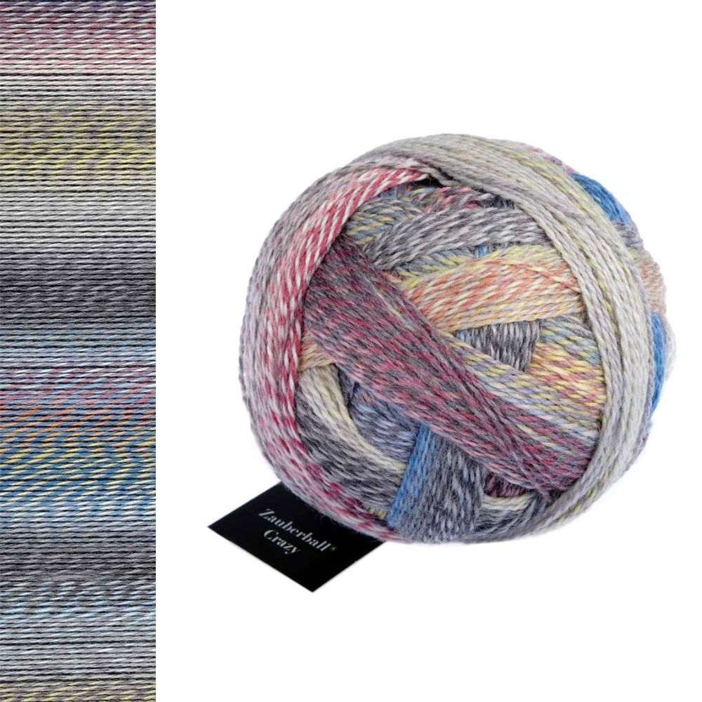 Zauberball Crazy Sock Yarn - 4Ply-Yarn-Alpaca Yarns-Fohnlage (2427)-Wild & Woolly Yarns