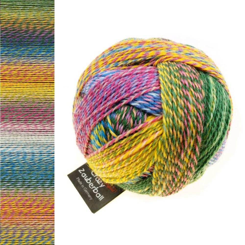 Zauberball Crazy Sock Yarn - 4Ply-Yarn-Alpaca Yarns-Painted Lake (2334)-Wild & Woolly Yarns