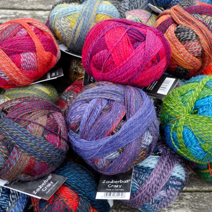 Zauberball Crazy Sock Yarn - 4Ply-Yarn-Wild and Woolly Yarns