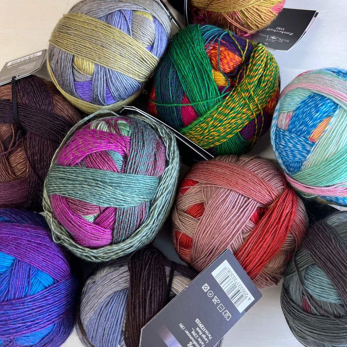 Zauberball Merino Yarn - 4Ply-Yarn-Wild and Woolly Yarns