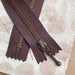 PetiteKnit Zipper 35cm - Chocolate Brown-Zipper-PetiteKnit-Wild &amp; Woolly Yarns