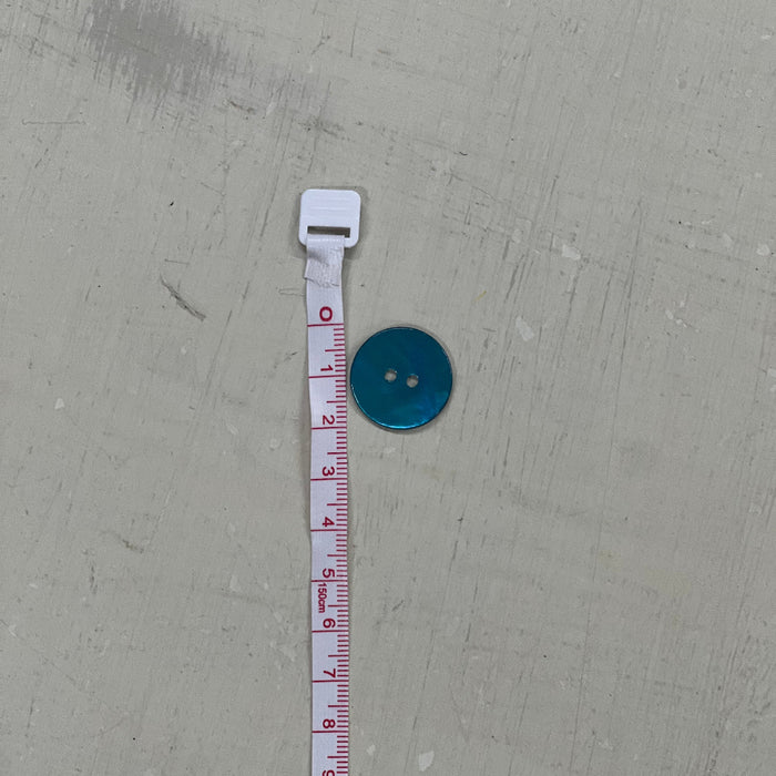 Agoya Shell Buttons - Turquoise (20.5mm)