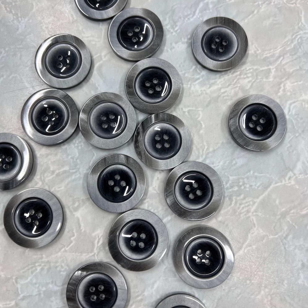 Wild-and-Woolly-Yarns-buttons-Buttons-Black-Grey-28mm-4-hole_1200x1200 ...