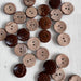 Coconut Shell Buttons-buttons-Wild & Woolly Yarns-12 mm-Wild & Woolly Yarns