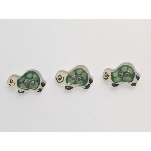 Handmade Turtle buttons-buttons-Wild and Woolly Yarns