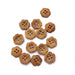 Wooden Flower Button - Made in Italy-buttons-Trendy Trims-Wild & Woolly Yarns