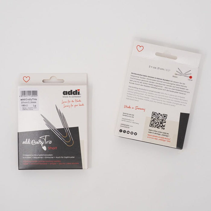Addi Crasy Trio Double Pointed Needles-needles & accessories-Wild and Woolly Yarns