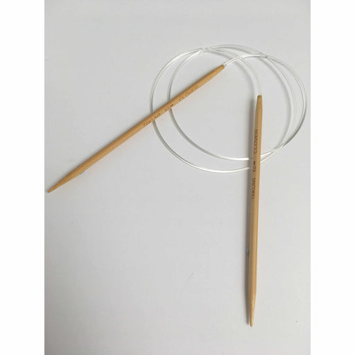 Circular Bamboo Knitting Needles - 100cm length-needles & accessories-Wild and Woolly Yarns