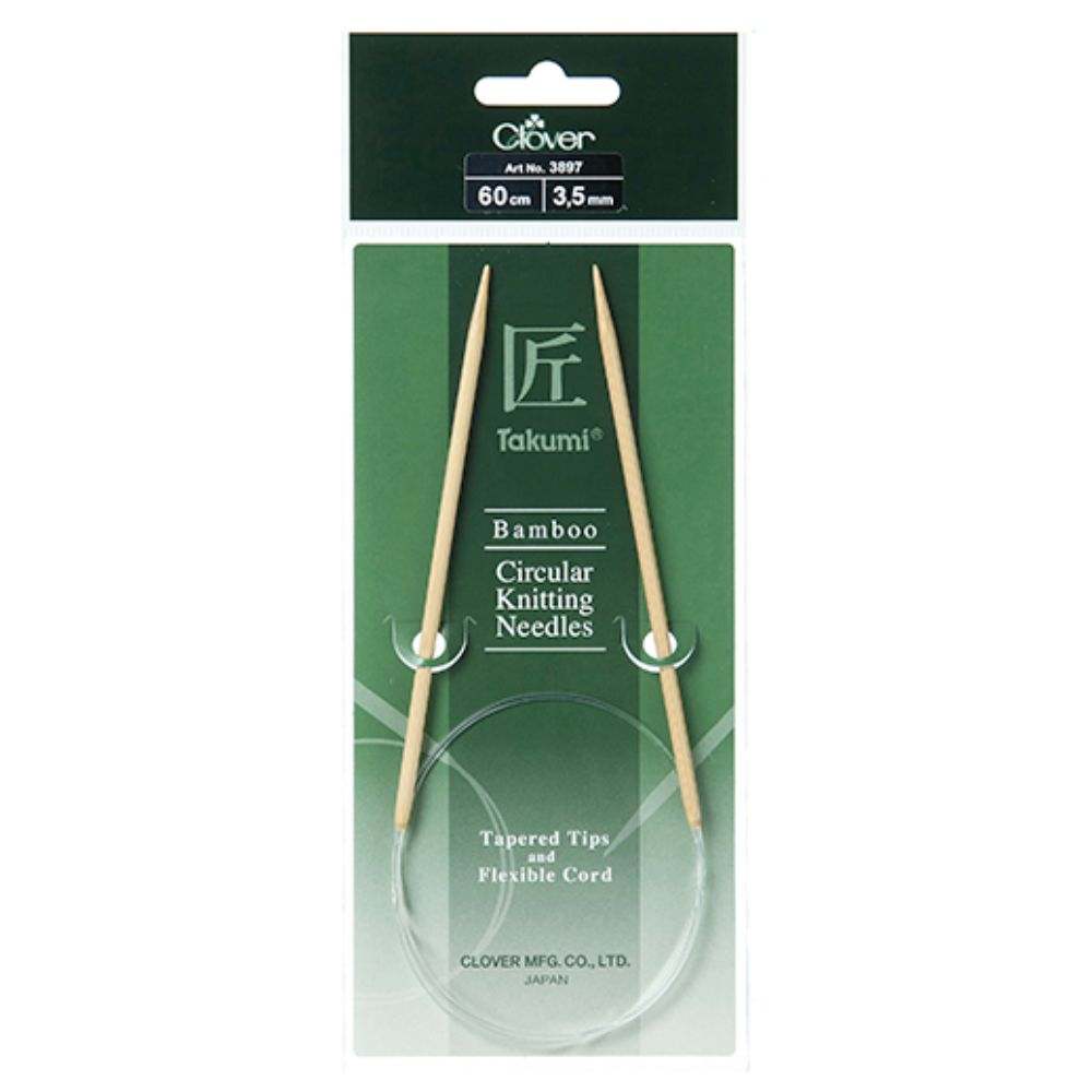Circular Bamboo Knitting Needles - 60cm length-Needles & Accessories-Knit Knacks-CL 7.00 mm 60 cm (3905)-Wild & Woolly Yarns