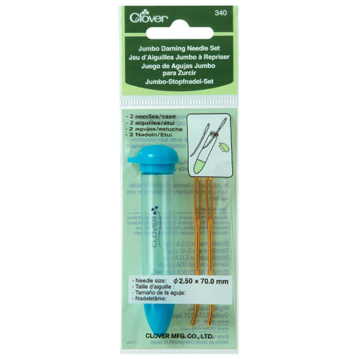 Clover Jumbo Darning Needle Set (340)-needles & accessories-Wild and Woolly Yarns